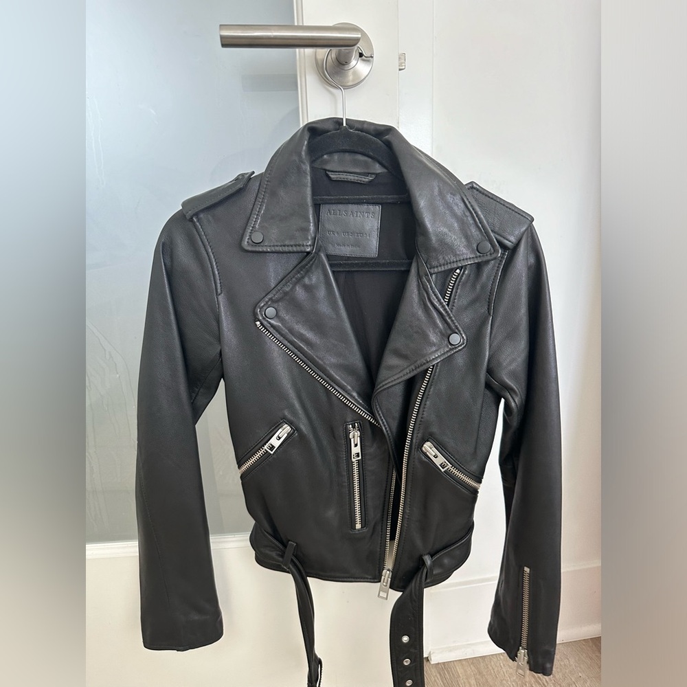 All saints moto Jacket size 2